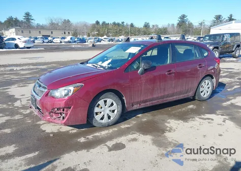 2016 Subaru Impreza 2.0I z USA, uszkodzony, nr VIN JF1GPAA63G8254158